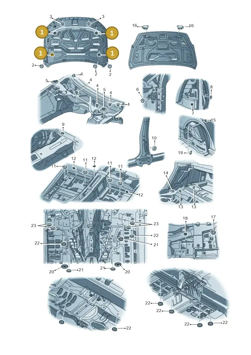 4F0803593A — Audi A8L qu. 3.0 TDI (2009-2014) diagram 696803500, position 1