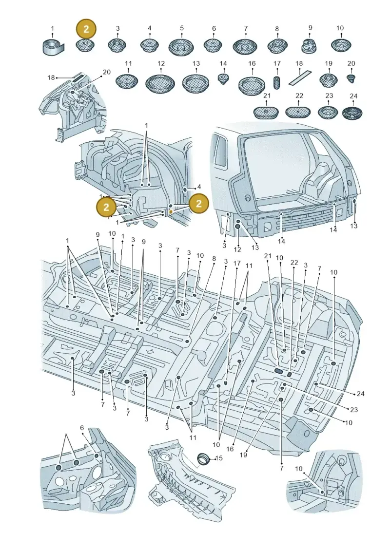 4F0803593A — Audi Q7 qu. 3.0 TDI (2015-2019) diagram 859803360, position 2