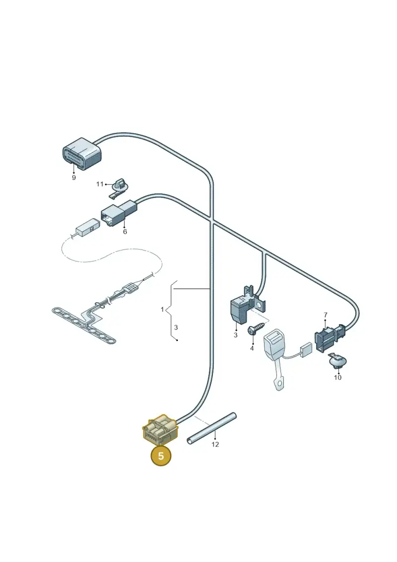 4F0937733 — Audi RS4 Avant (2017-) diagram 850972200, position 5