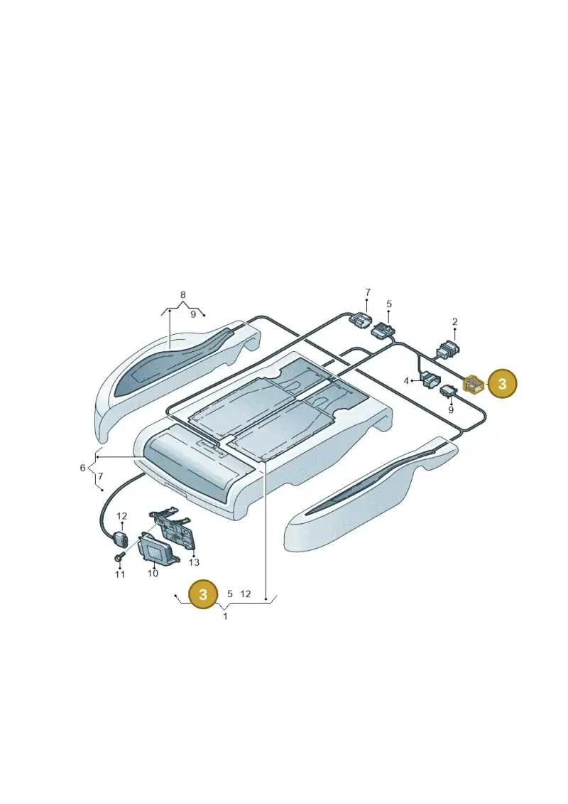 4F0937733B — Audi RS7 Sportback (2019-) diagram 435963050, position 3