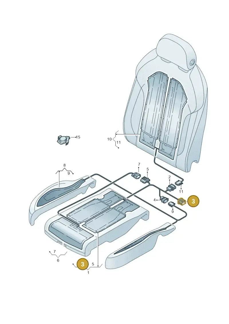4F0937733B — Audi RS6 Avant (2019-) diagram 849963020, position 3