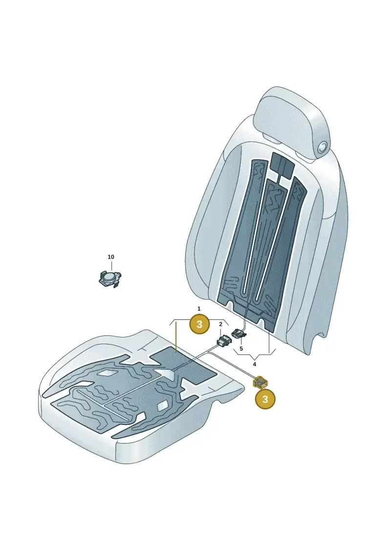 4F0937733E — Audi Q6 e-tron (2023-2025) diagram 89a963100, position 3