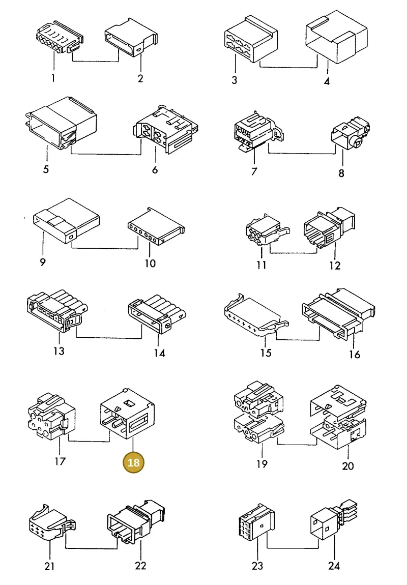 4F0937741A — Volkswagen 1J0 platform diagram 198971000, position 18