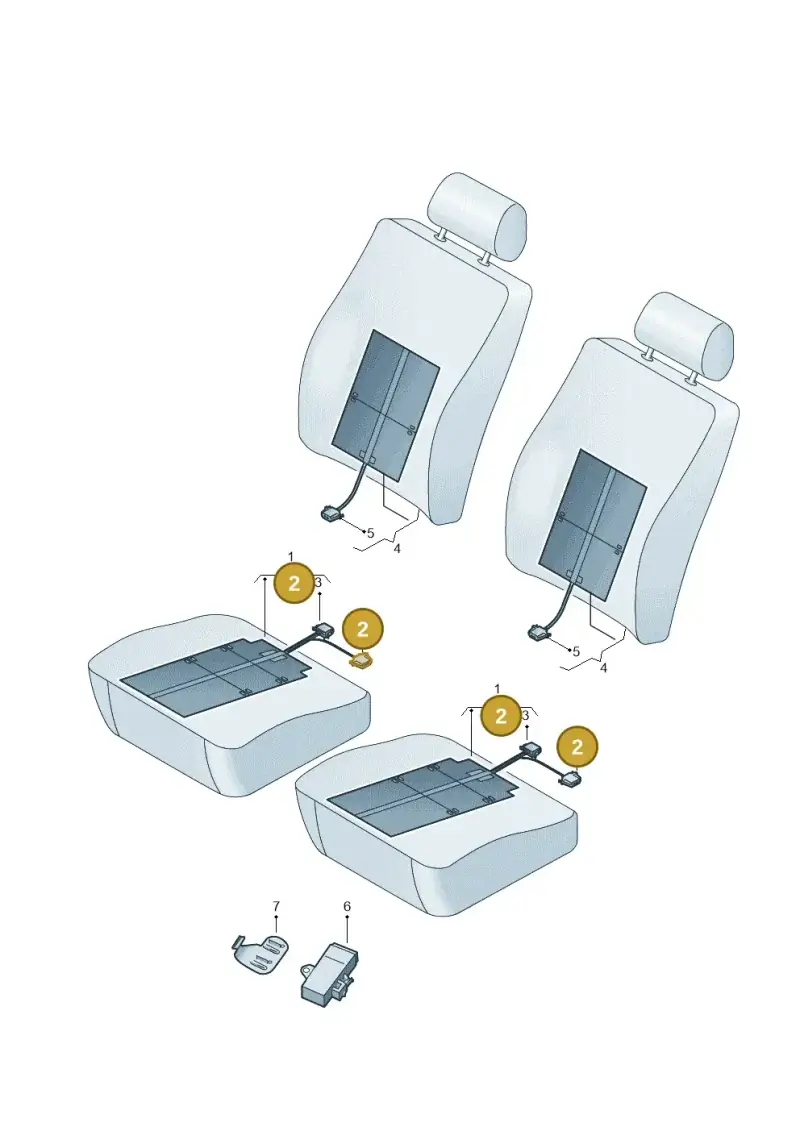 4F0937743B — Audi A8 (2017-2025) diagram 758963100, position 2