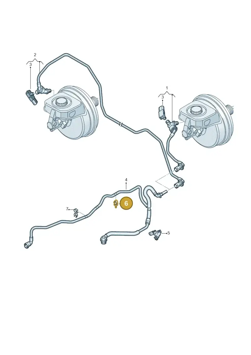 4F0971850A — Audi RS6 Avant (2019-) diagram 538611700, position 6
