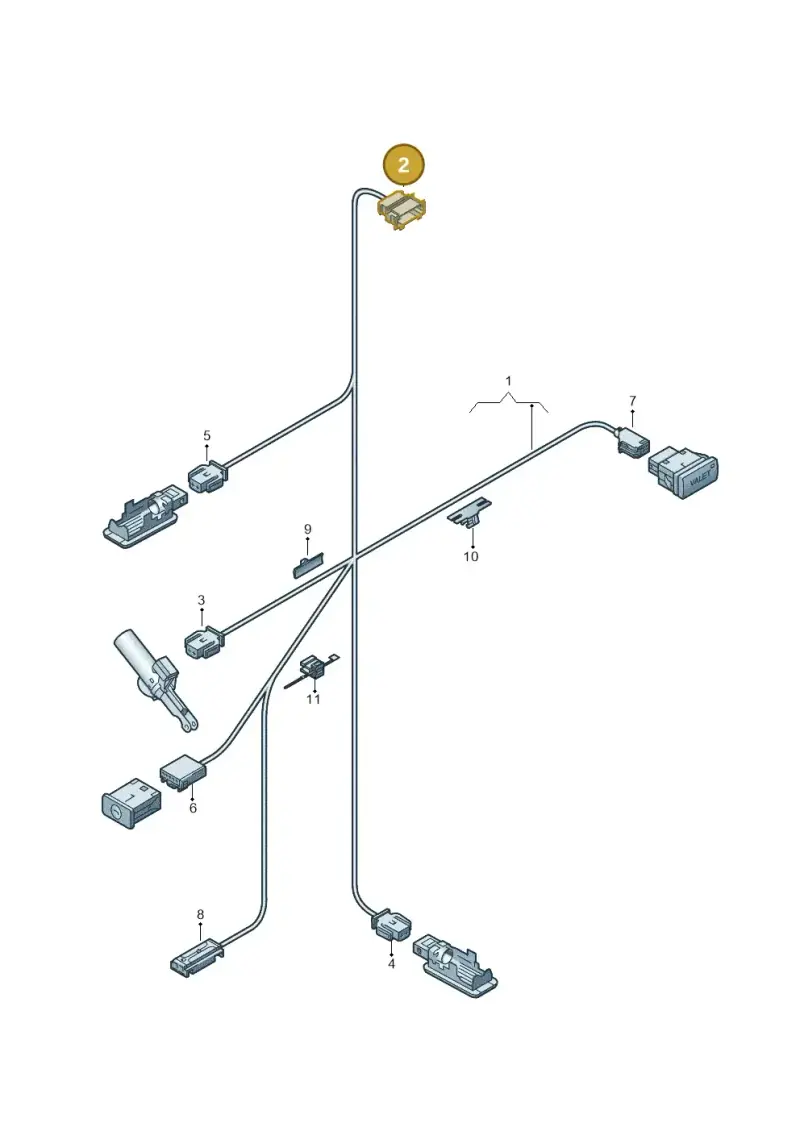 4F0972112 — Audi RS6 Avant (2019-2025) diagram 636972500, position 2