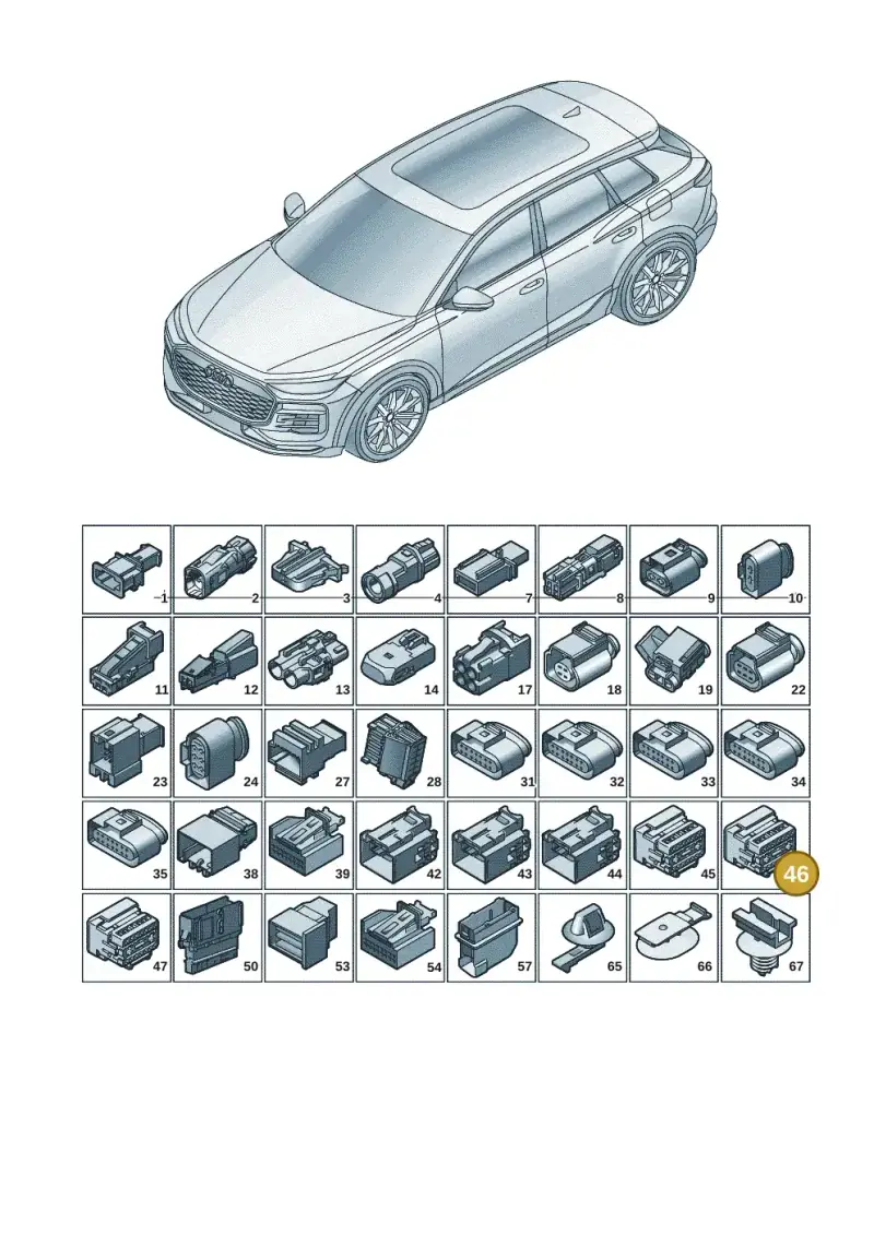 4F0972483A — Audi Q6 e-tron (2023-) diagram f5s971820, position 46