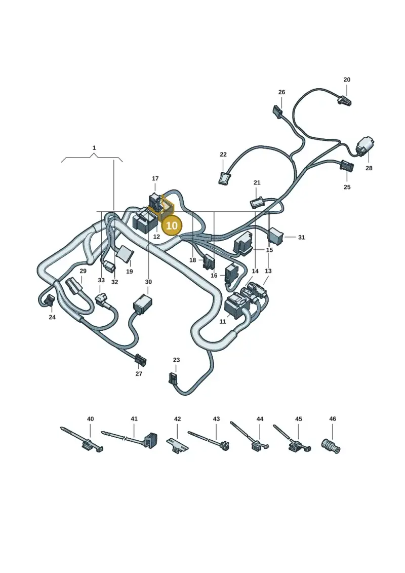4F0972483 — Audi A5 Limo 2.0 (2024-) diagram 8wk972900, position 10