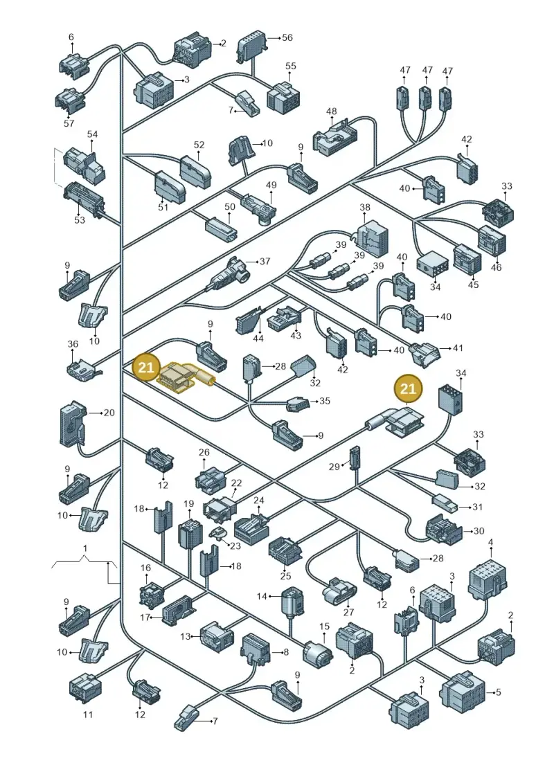 4F0972510 — Audi RS5 Coupe (2010-2015) diagram 620971900, position 21