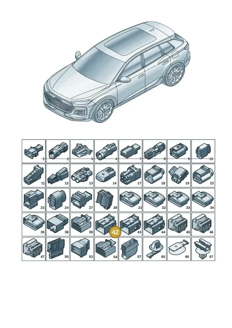 4F0972575 — Audi Q6 e-tron (2023-) diagram f5s971820, position 42