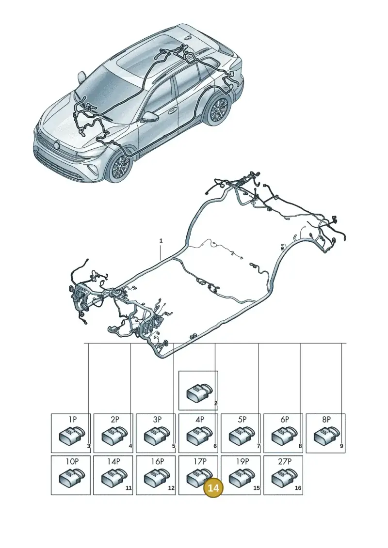 4F0972575C — Skoda Kodiaq (2024-2024) diagram 57x972000, position 14