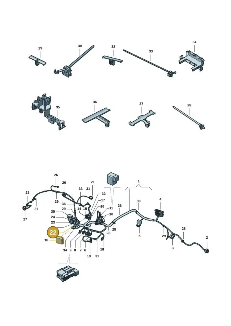 4F0972575E — Volkswagen Amarok (2022-) diagram 2ha971084, position 22