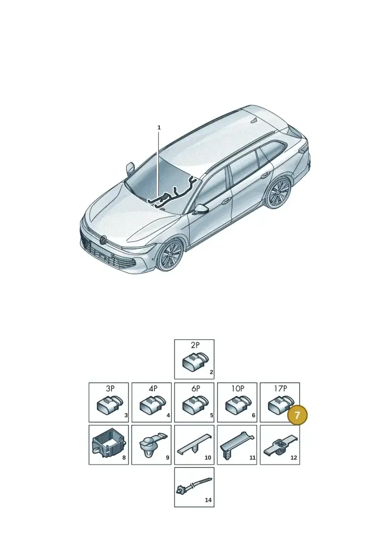 4F0972575E — Skoda Superb Combi (2023-2024) diagram 3j0972050, position 7