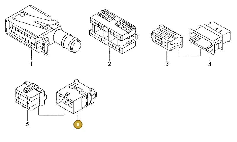 4F0972575F — Volkswagen 1J0 platform diagram 198971900, position 6