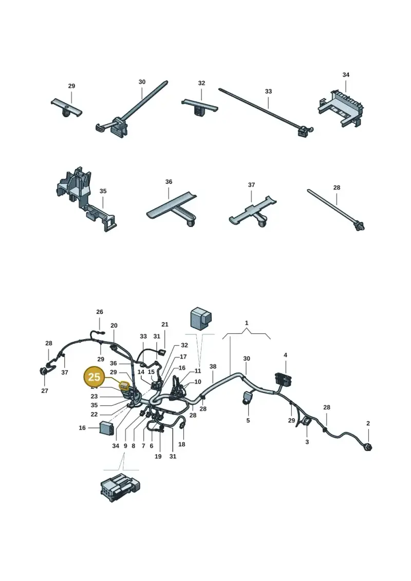 4F0972575F — Volkswagen Amarok (2022-) diagram 2ha971084, position 25