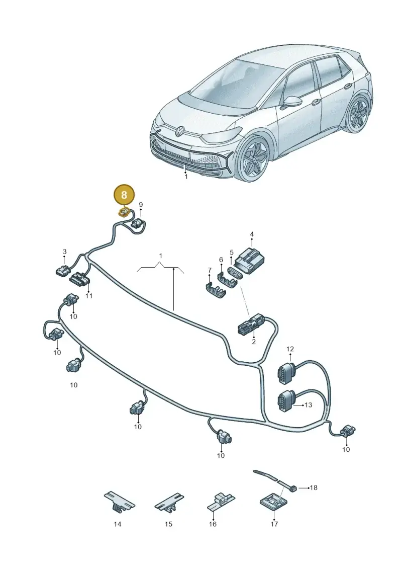 4F0973702F — Volkswagen ID.3 (2019-2025) diagram 10a971000, position 8