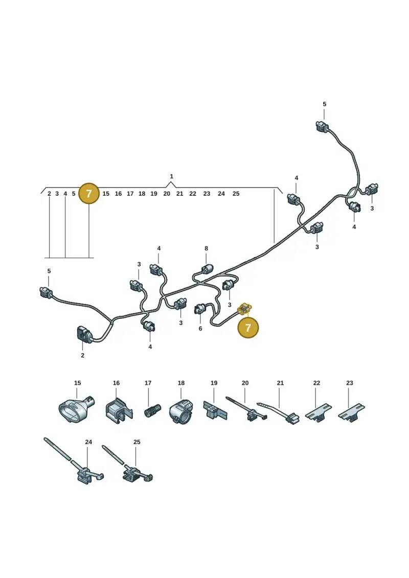 4F0973702 — Audi A5 Limo 2.0 (2024-) diagram 8wk972710, position 7