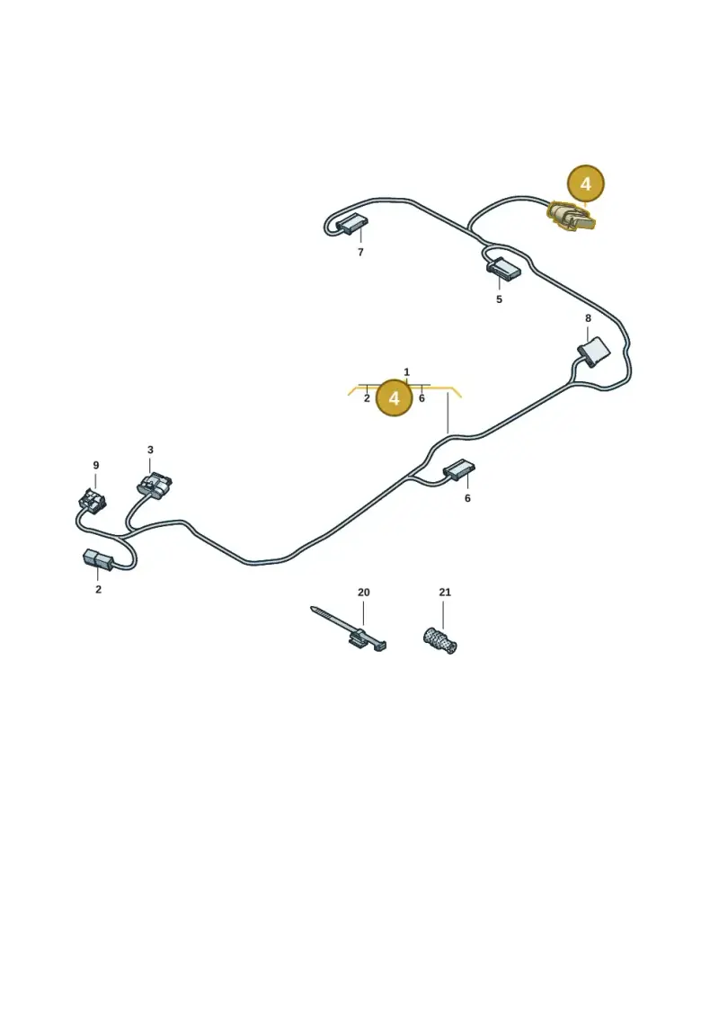 4F0973706 — Audi A5 Limo 2.0 (2024-) diagram 8wk972650, position 4