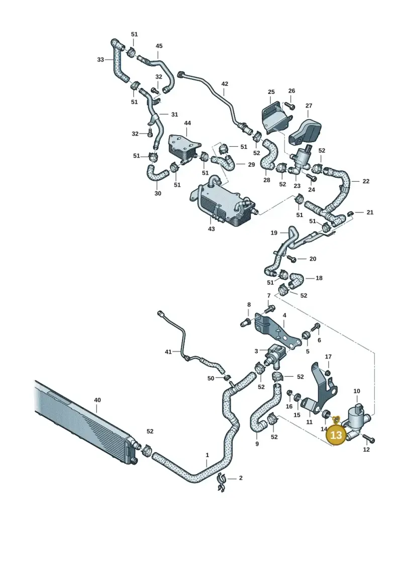 4G0129381B — Audi RS Q8 Quattro (2019-) diagram 595121006, position 13