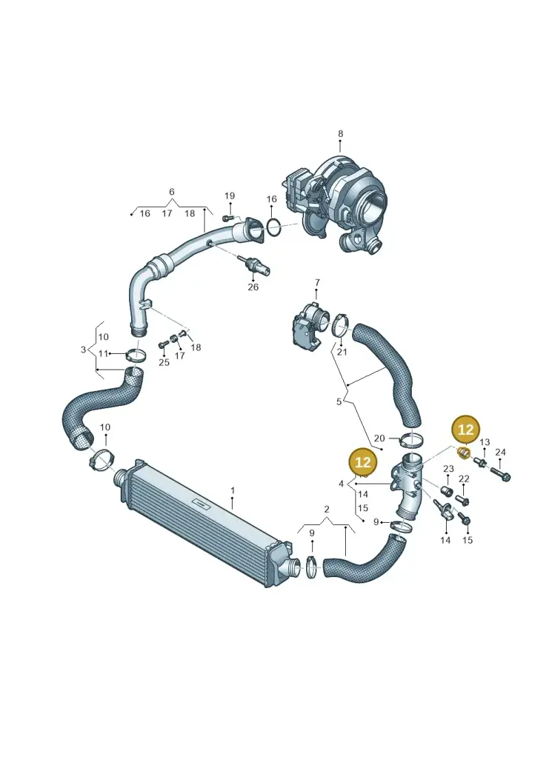 4G0129669C — Audi A5 Sportback (2016-2020) diagram 897145600, position 12