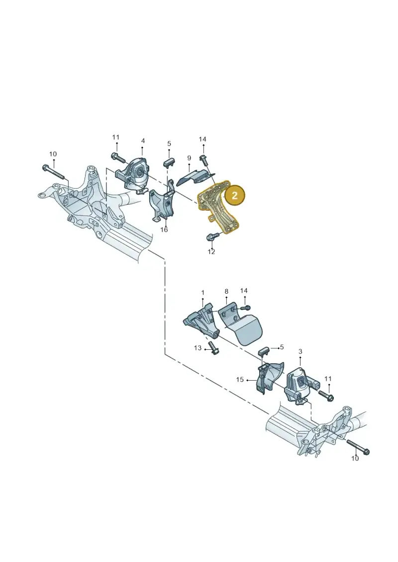4G0199308AE — Audi A8 (2013-2018) diagram 711199500, position 2