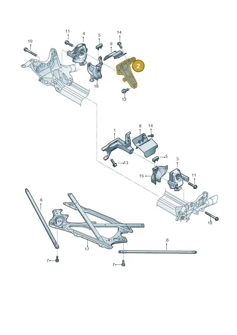 4G0199308AE — Audi A5 Cabrio 2.0 (2011-2017) diagram 725199150, position 2