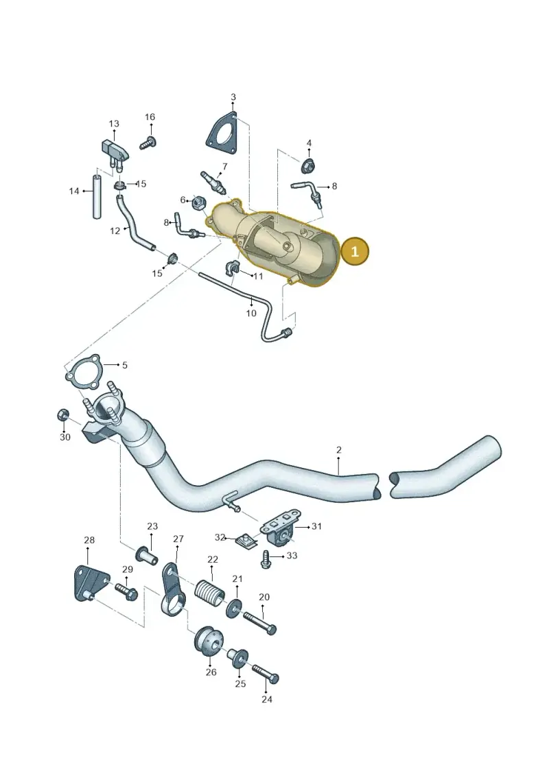 4G0254750BX — Audi A6 Avant (2012-2018) diagram 620253700, position 1