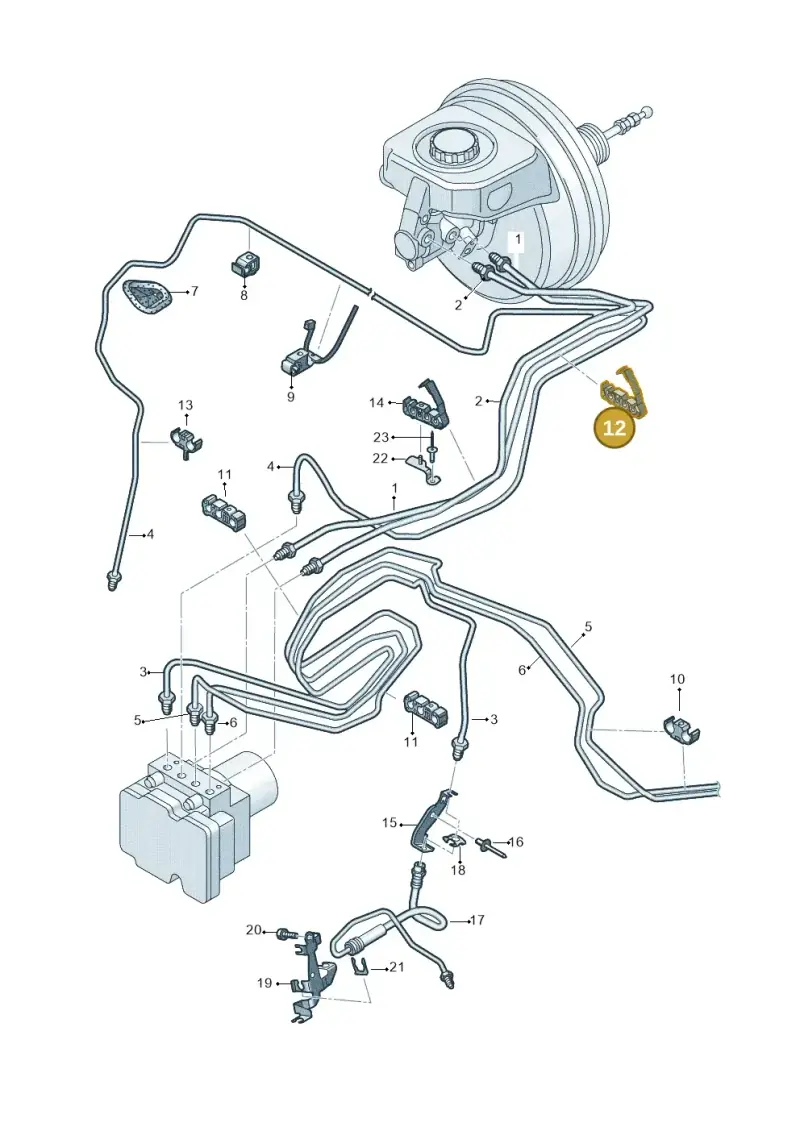 4G0611797 — Audi RS6 Avant (2019-) diagram 435611200, position 12