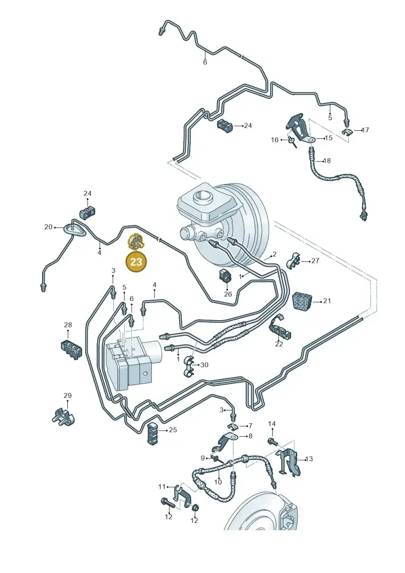 4G0611853 — Audi RS Q8 Quattro (2019-) diagram 859611200, position 23