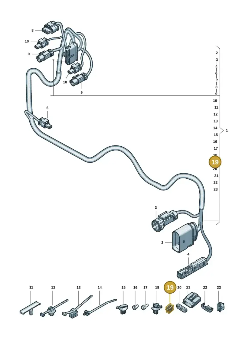 4G0971848C — Audi Q6 e-tron (2023-) diagram f5s972840, position 19