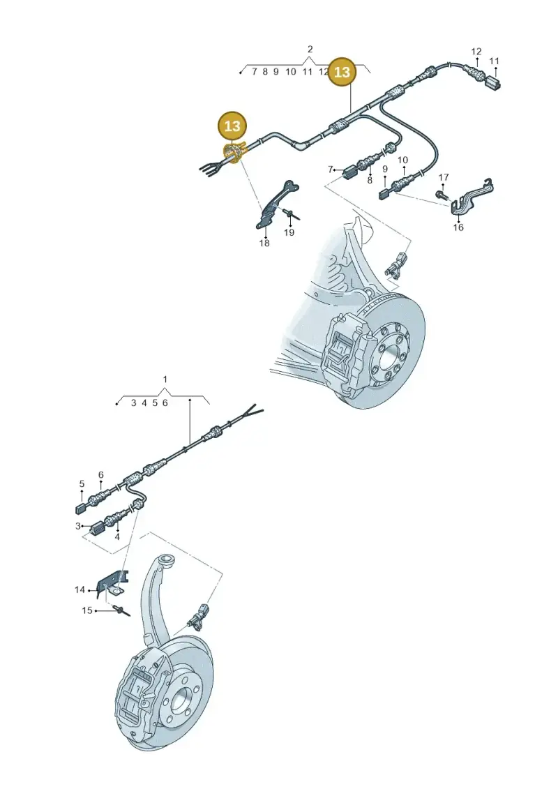 4G0971872B — Audi RS Q8 (2019-2025) diagram 429927100, position 13