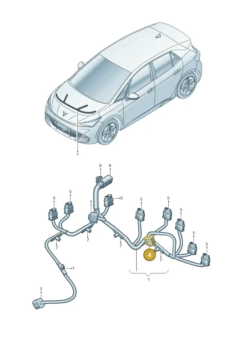 4G0972883 — SEAT CUPRA Born (2021-) diagram 10s971015, position 4