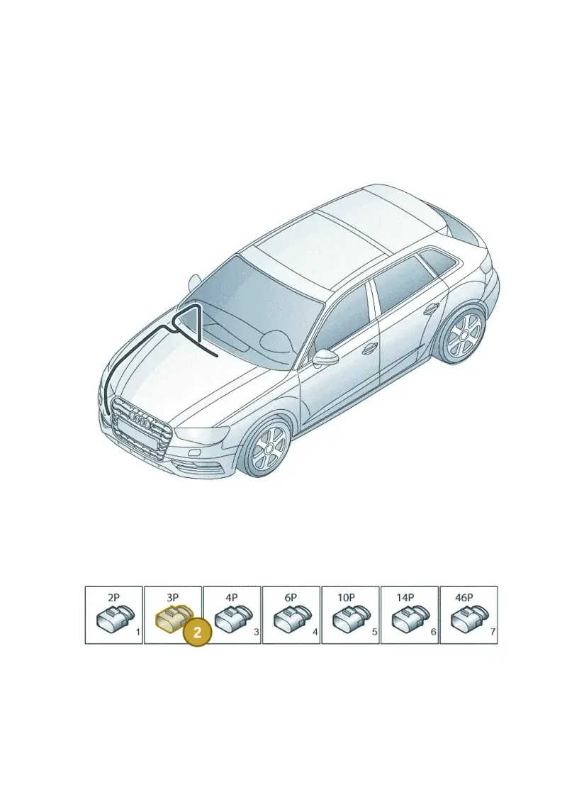 4G0972883 — Audi RS3 Sportback (2015-2016) diagram 858971880, position 2