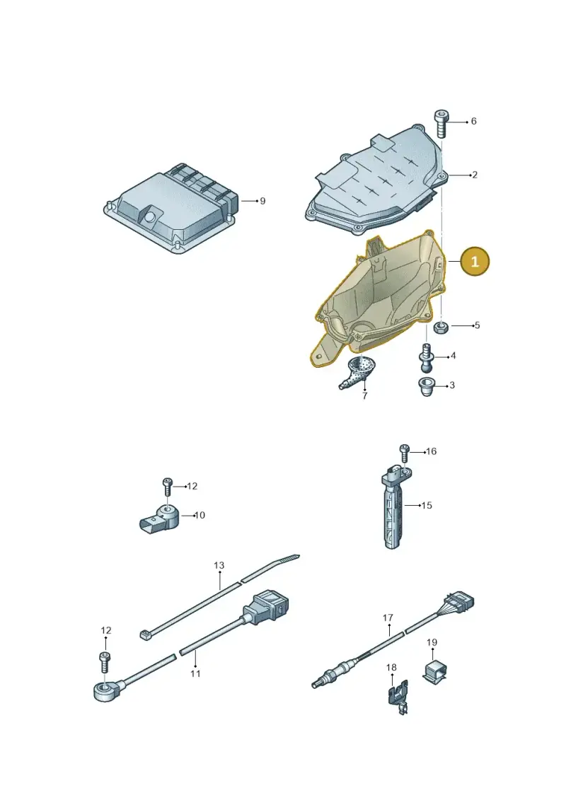 4G2907355B — Audi A6 2.0 tdi (2010-2015) diagram 717906000, position 1