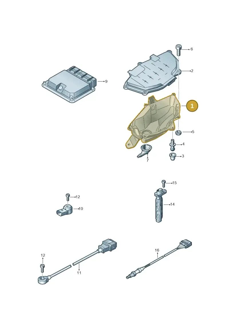 4G2907355B — Audi RS6 Avant (2013-2018) diagram 758906000, position 1