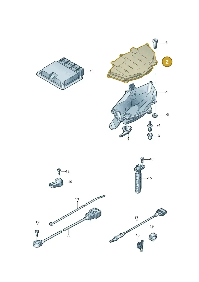 4G2907613B — Audi A6 2.0 tdi (2010-2015) diagram 717906000, position 2