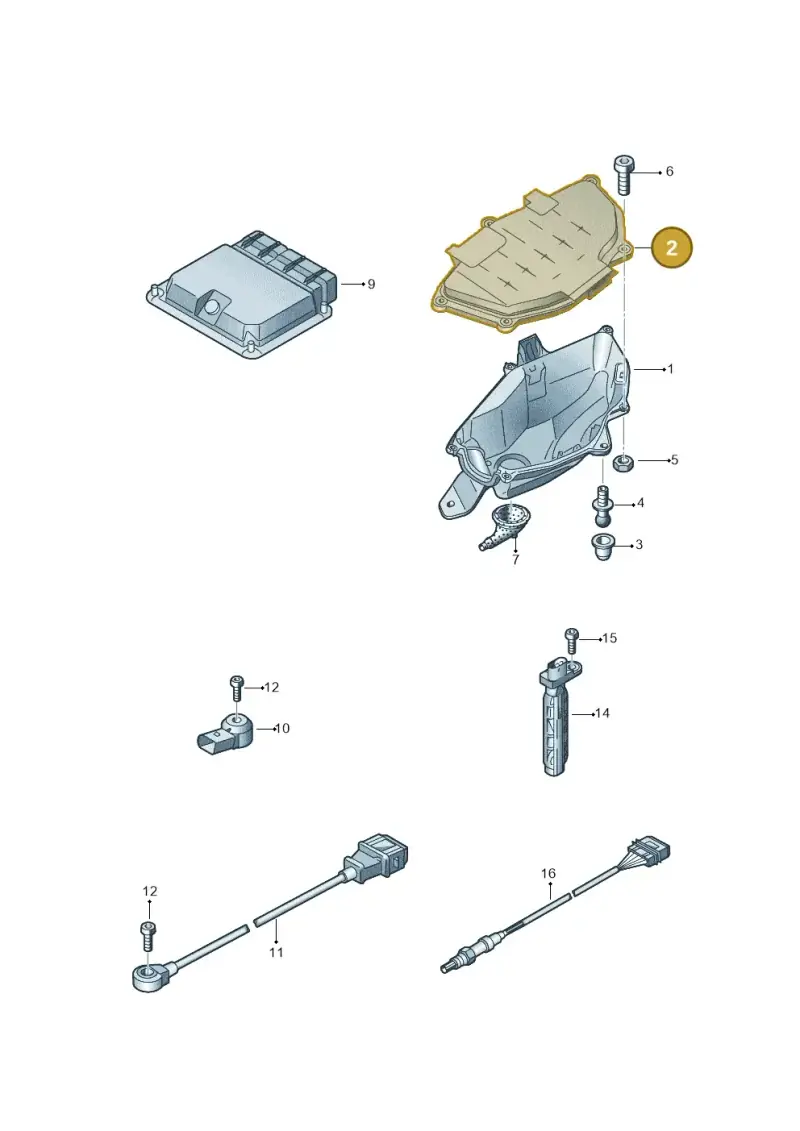 4G2907613B — Audi RS6 Avant (2013-2018) diagram 758906000, position 2