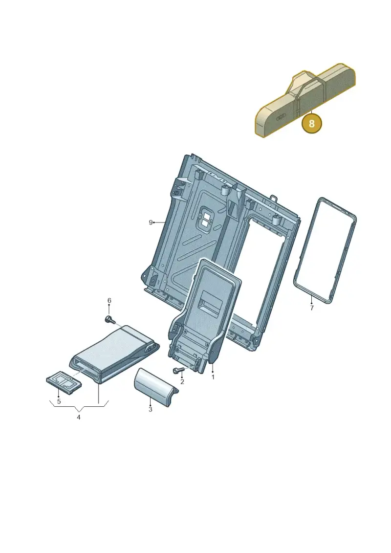 4G5885215 — Audi Q3 (2014-2019) diagram 745885750, position 8