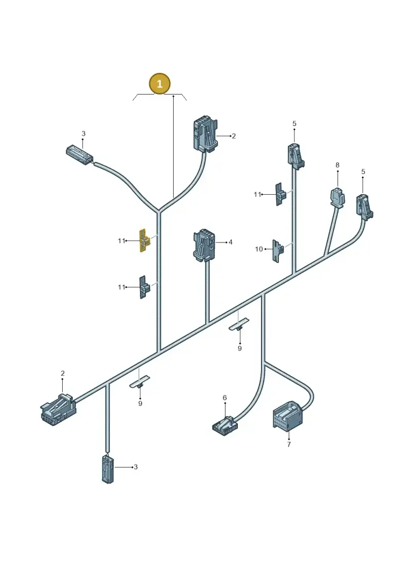 4G8971693B — Audi A7 Sportback (2014-2018) diagram 711972450, position 1