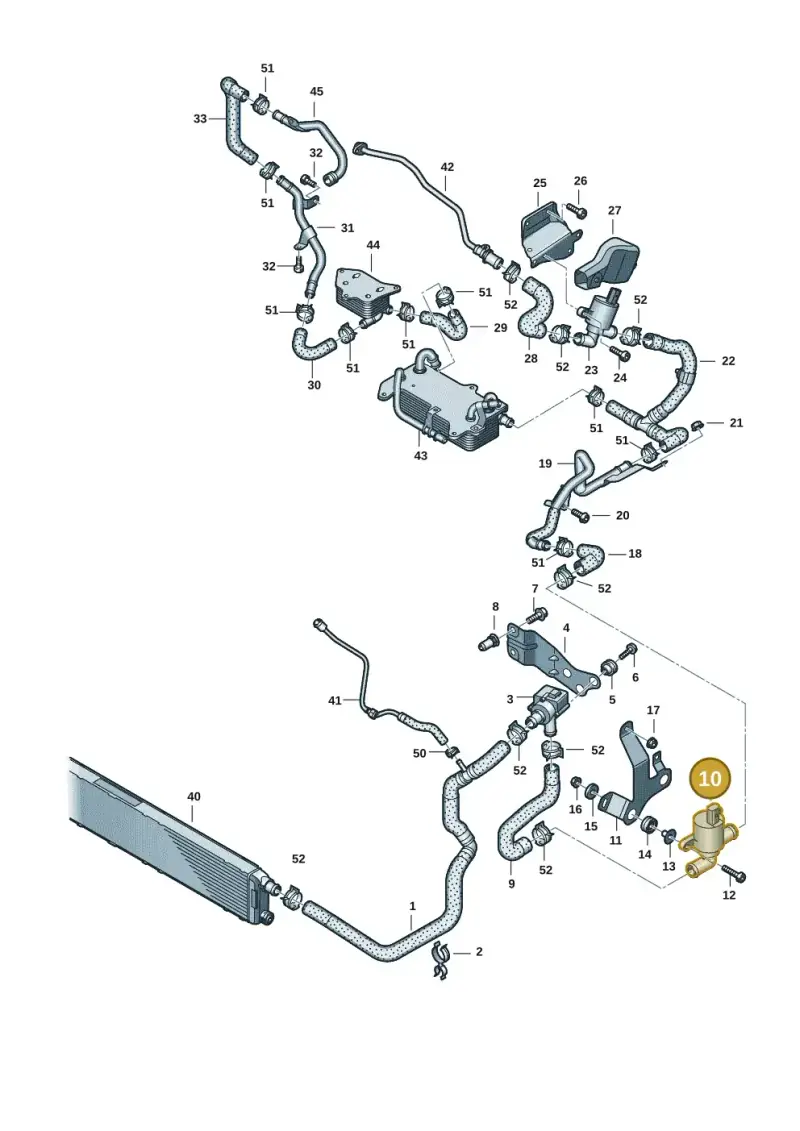 4H0121671G — Audi RS Q8 (2019-2025) diagram 595121006, position 10