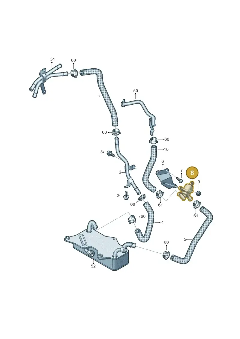 4H0121671G — Audi Q8 (2018-2025) diagram 859121640, position 8