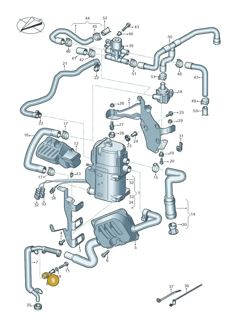 4H0129381 — Audi RS6 Avant (2019-) diagram 538261000, position 9