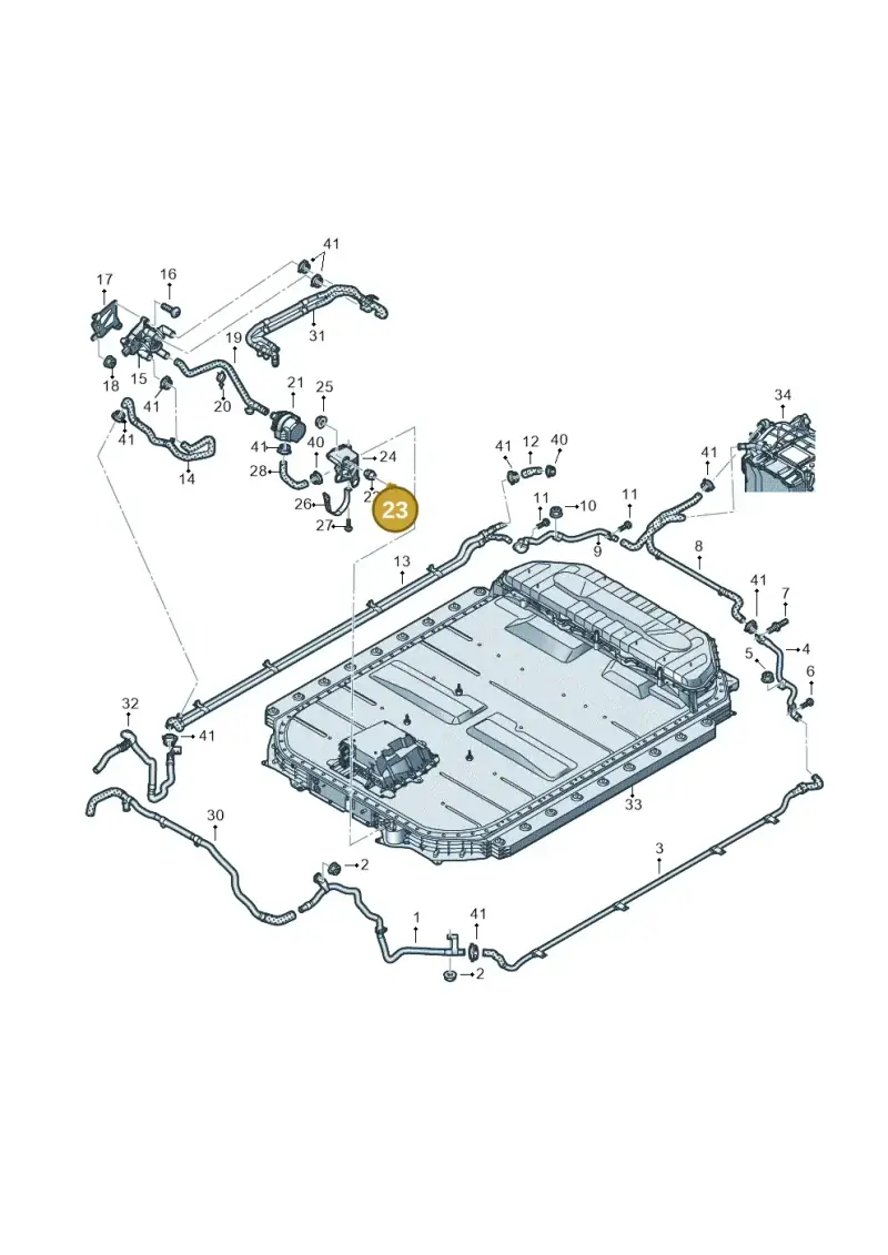 4H0129381 — Audi Q8 e-tron (2018-2020) diagram 586121010, position 23
