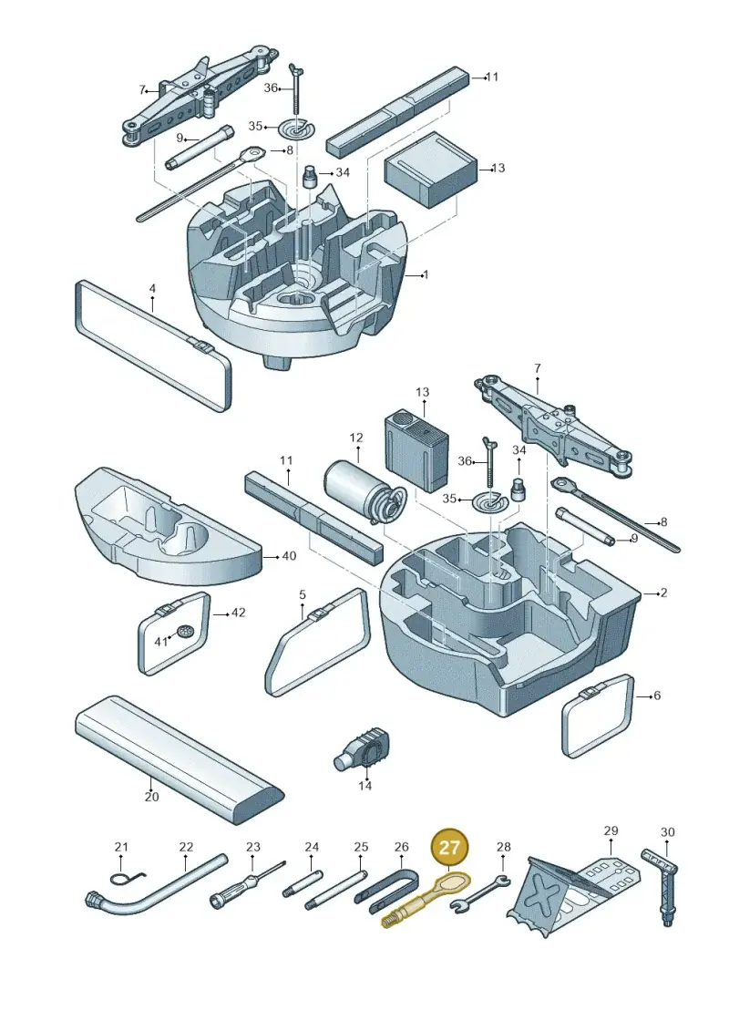 4H0805615 — Audi RS Q8 (2019-2025) diagram 429011100, position 27