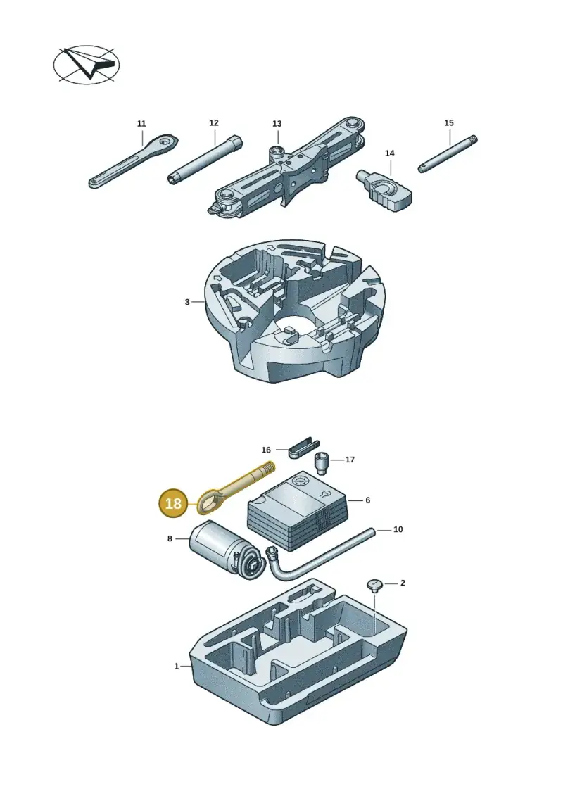 4H0805615A — Audi Q6 e-tron (2023-) diagram f5s011100, position 18