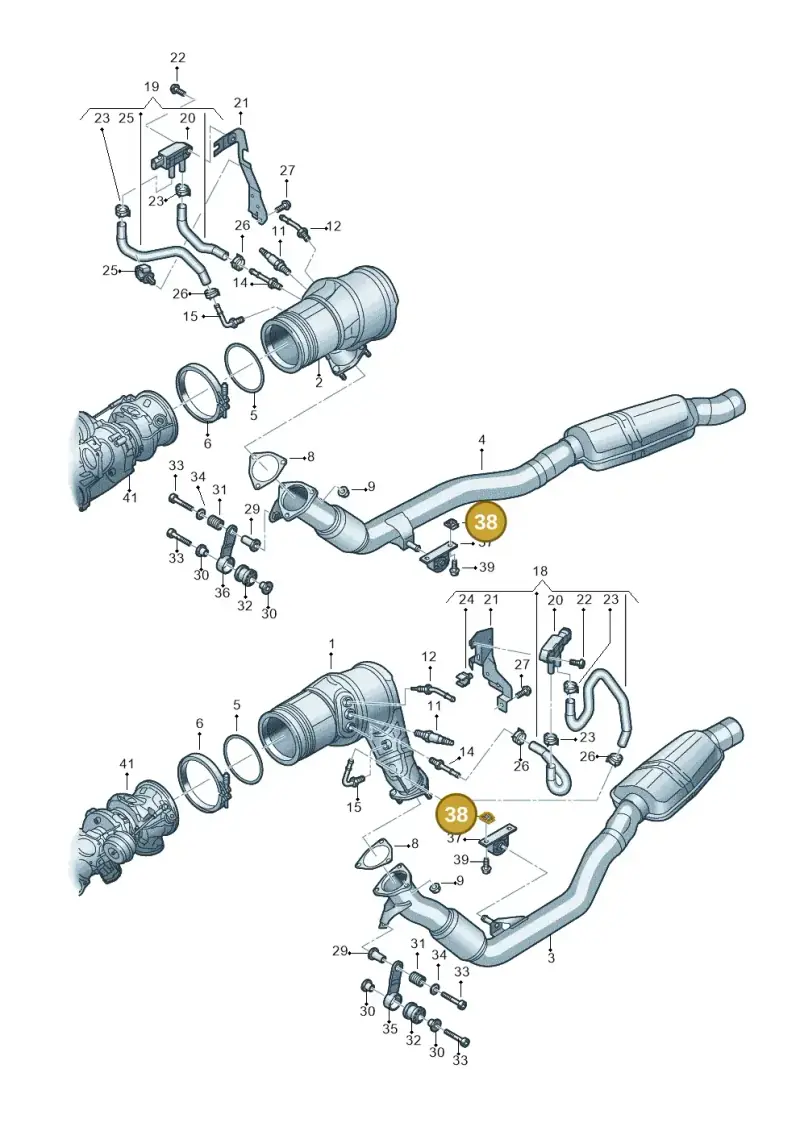 4H0821213 — Audi RS Q8 Quattro (2019-) diagram 595253500, position 38