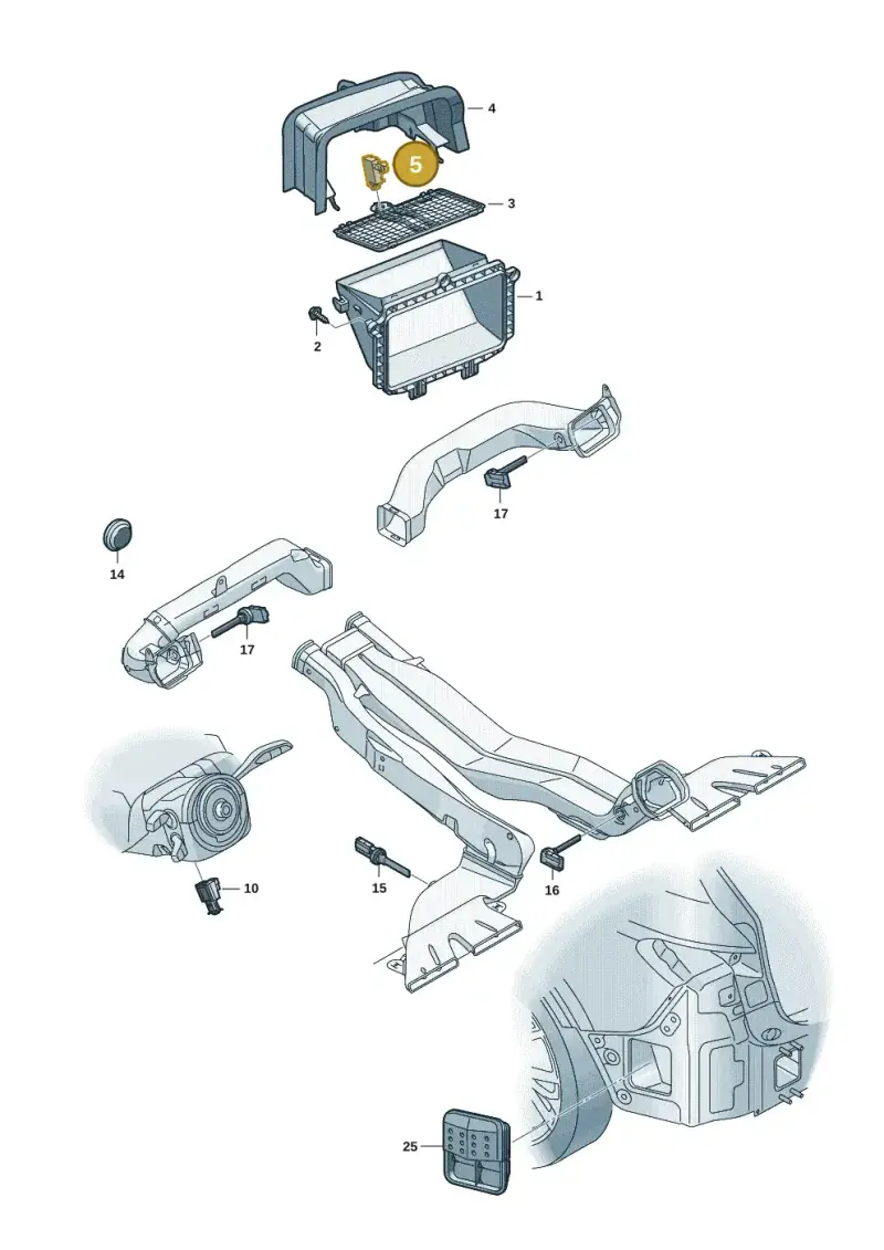 4H0907658C — Audi Q6 e-tron (2023-) diagram f5s819100, position 5
