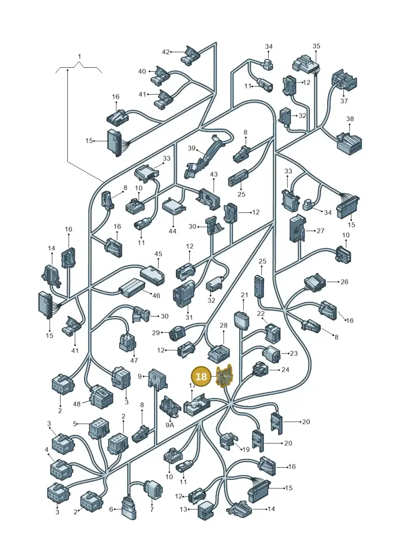 4H0937528C — Audi RS7 Sportback (2013-2018) diagram 711971900, position 18