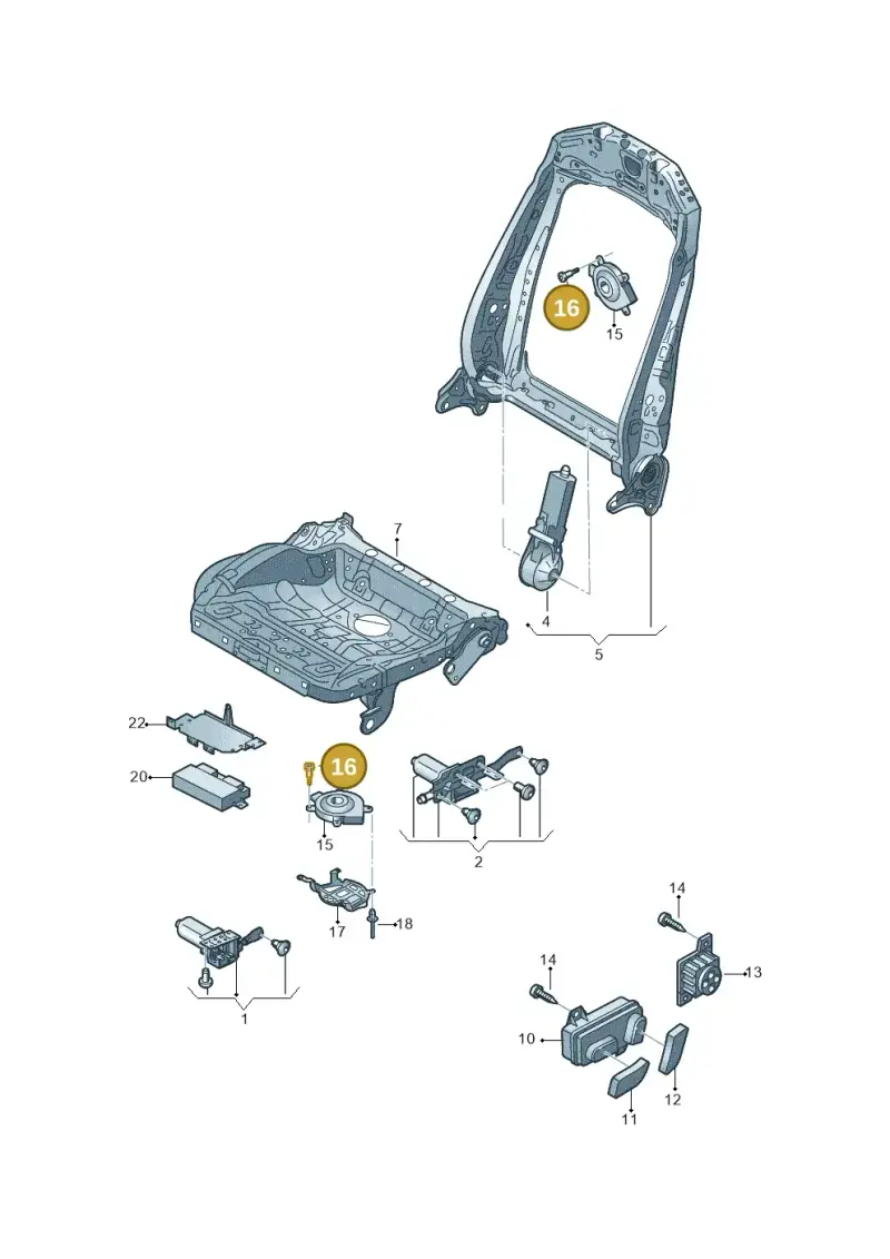 4H0941117 — Audi RS6 Avant (2019-) diagram 435959200, position 16