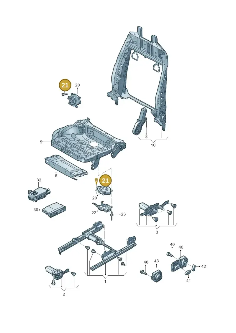 4H0941117 — Audi RS6 Avant (2019-) diagram 435959210, position 21